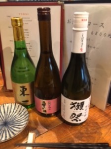 日本酒　ボトル